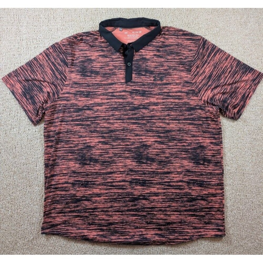 Under Armour Men's UA Iso-Chill ABE Twist Polo Shirt Brilliance/Black Men's XL